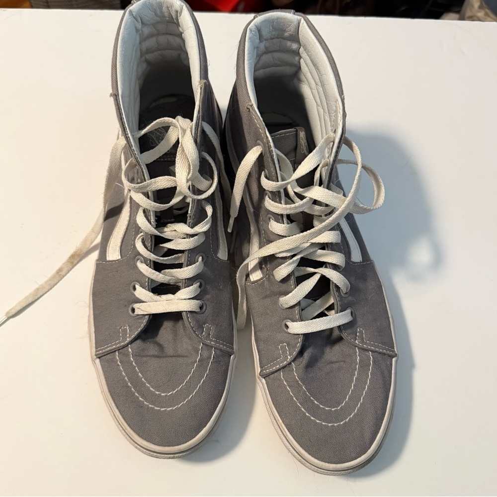 Men’s Vans Gray High-Top Sneakers
